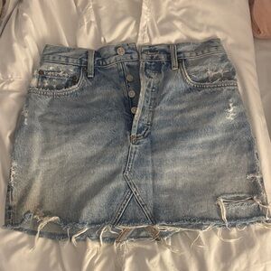 Agolde Demin Skirt